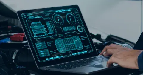 diagnostic mechanic lap top